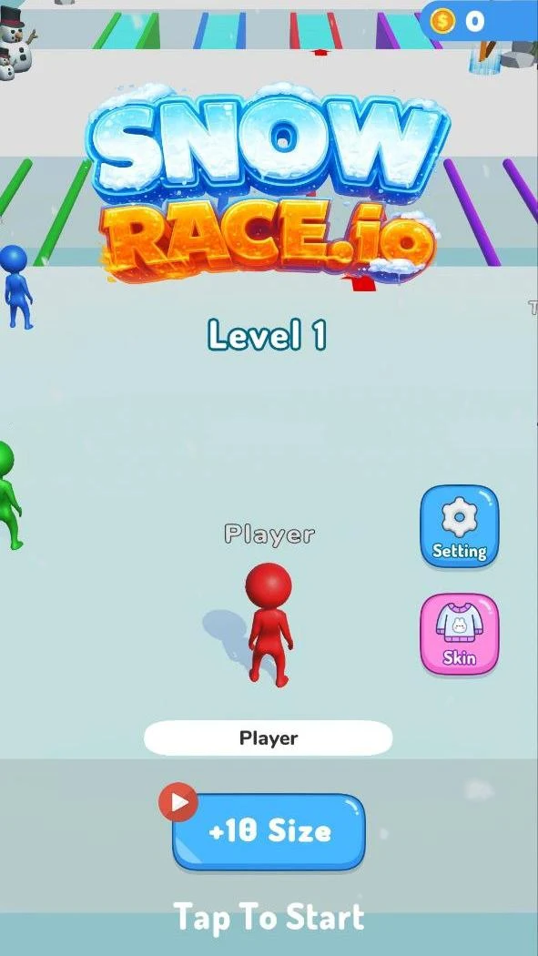 Snow Race 3D: Fun Ball Racing screenshot