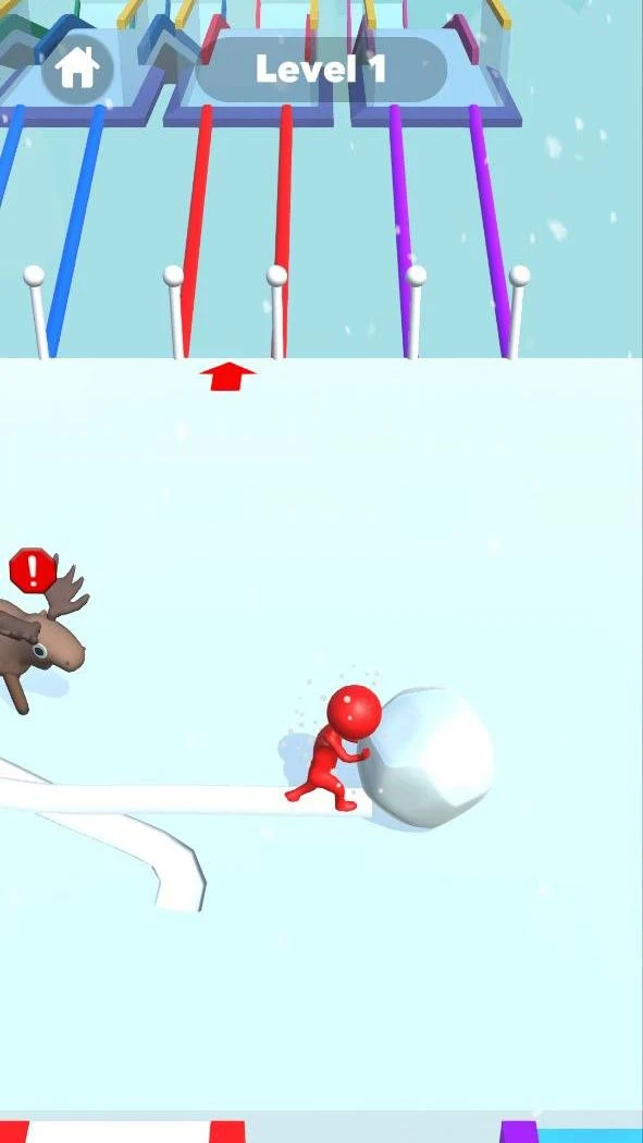Snow Race 3D: Fun Ball Racing screenshot